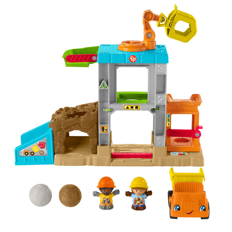 Load image into Gallery viewer, Fisher Price Little People Leren Laden Bouwplaats
