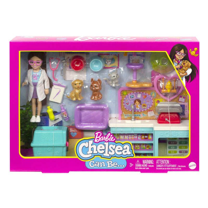 Load image into Gallery viewer, Mattel Chelsea Pop Dierenarts Speelset
