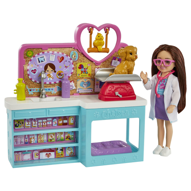 Load image into Gallery viewer, Mattel Chelsea Pop Dierenarts Speelset
