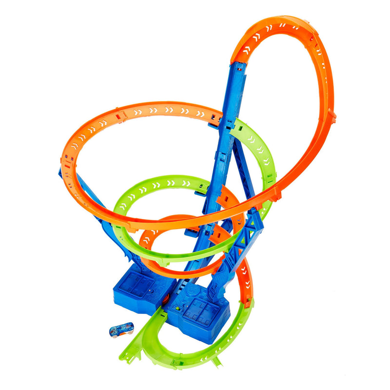 Load image into Gallery viewer, Hot Wheels Action Hyper-Speed Crash Racebaan
