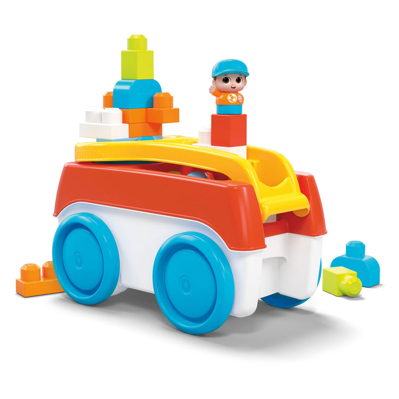 Load image into Gallery viewer, Mega Bloks Block Spinning Bolderkar met Bouwblokken
