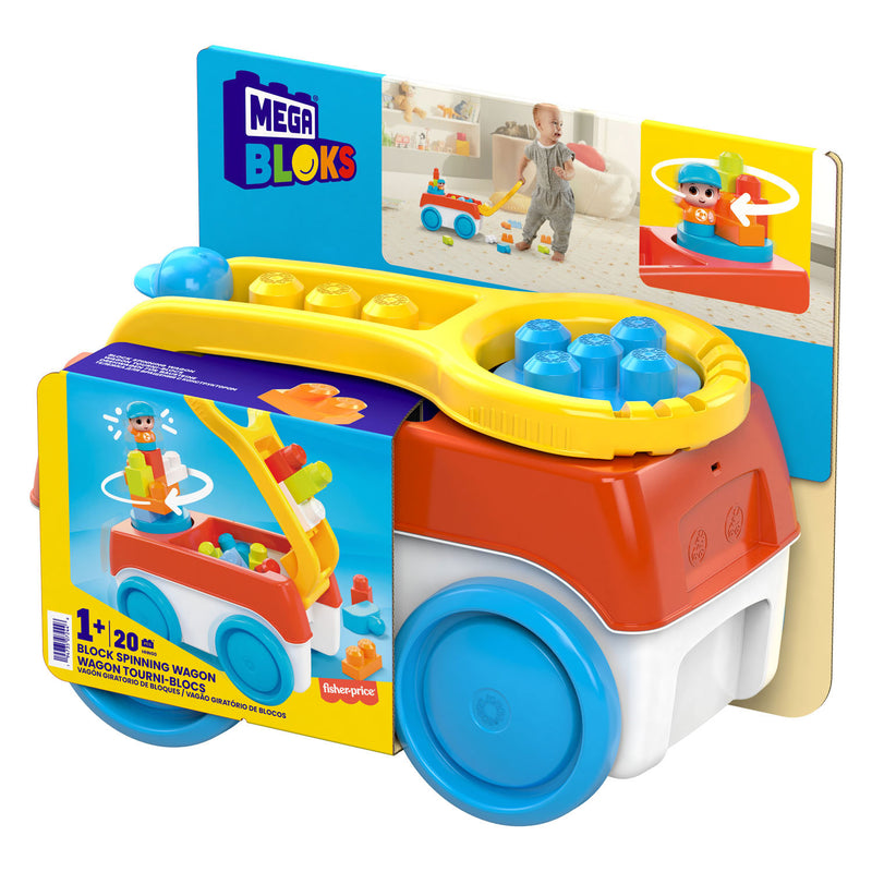 Load image into Gallery viewer, Mega Bloks Block Spinning Bolderkar met Bouwblokken
