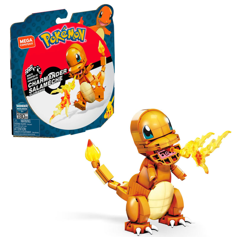 Load image into Gallery viewer, Mattel mega construx pokémon bouwset - charmander - 180dlg.
