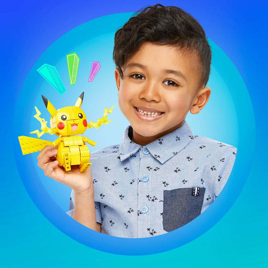 Mattel mega construx bouwset pokémon - pikachu - 211dlg.
