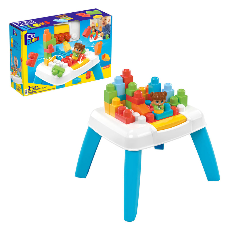 Load image into Gallery viewer, Mega bloks - build 'n tumble bouw tafel - 25dlg.
