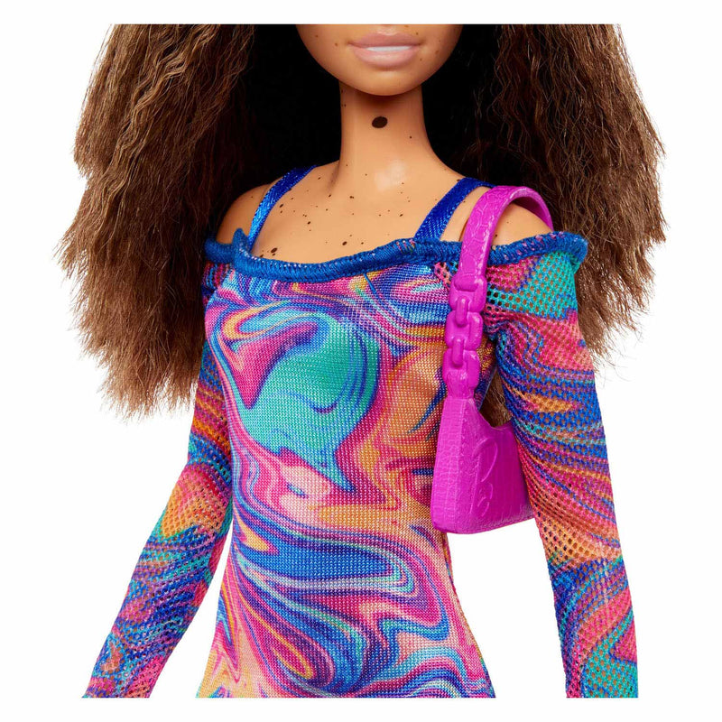 Load image into Gallery viewer, Mattel barbie fashionista pop - rainbow marble swirl
