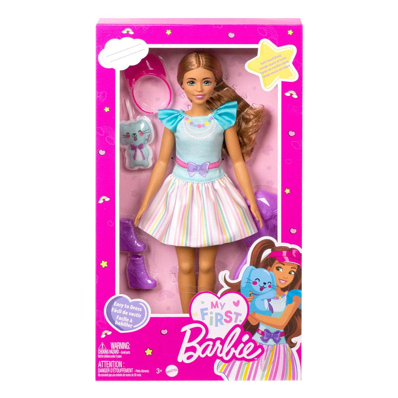 Load image into Gallery viewer, Mattel Mijn Eerste Brunette met Kitten
