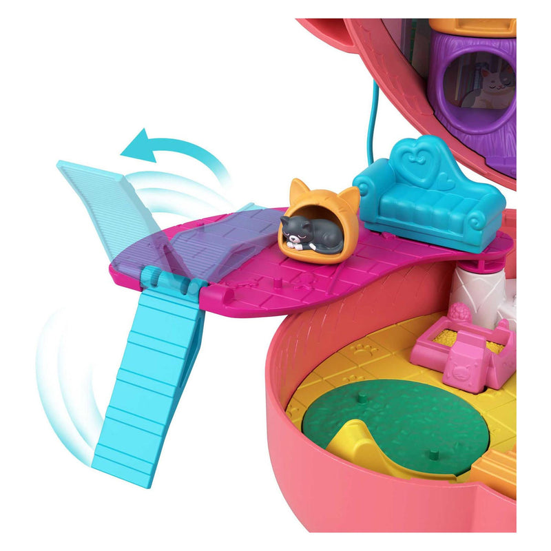 Load image into Gallery viewer, Mattel Polly Pocket Shani de Knuffelkat Speelset
