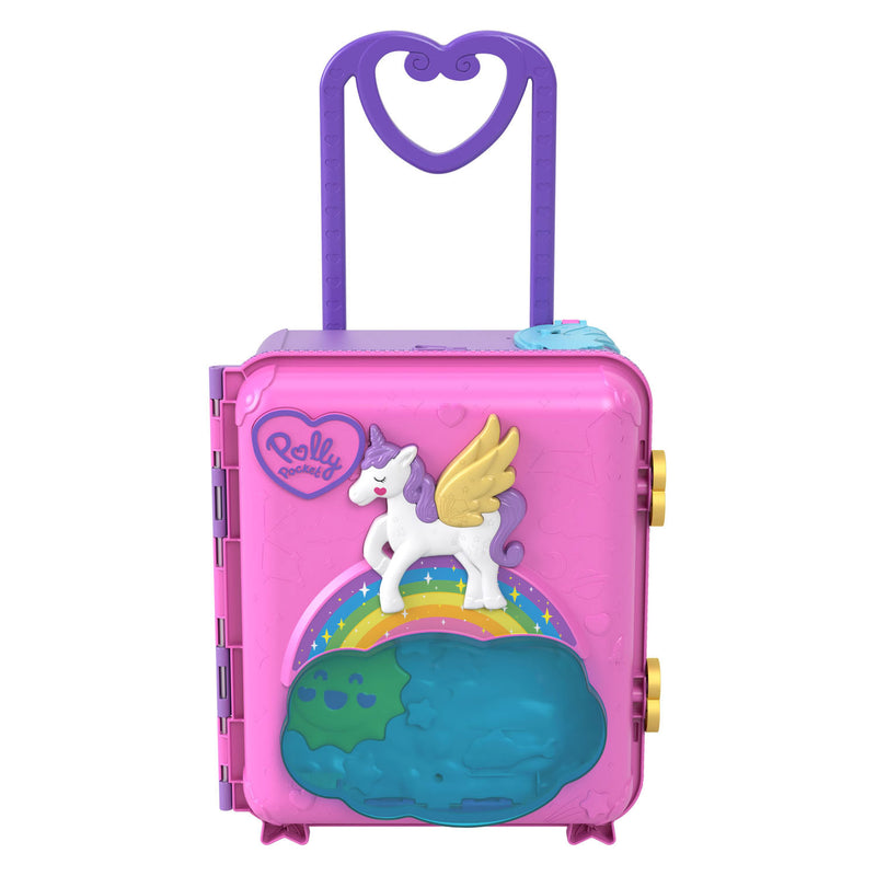 Load image into Gallery viewer, Mattel Polly Pocket Pollyville Resort Rolkoffer Speelset
