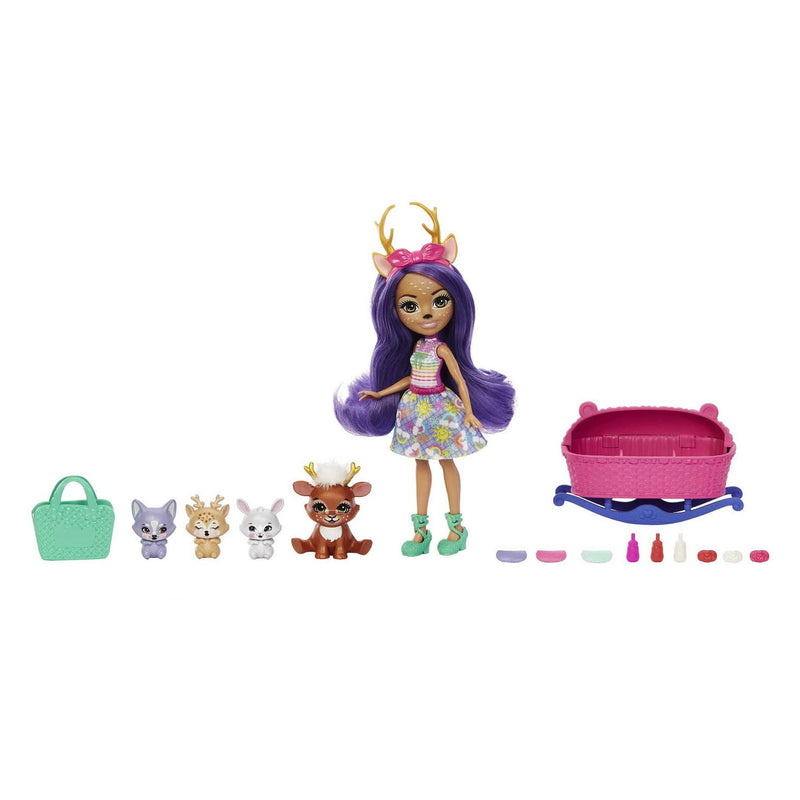 Load image into Gallery viewer, Mattel Enchantimals Baby Best Friends Pop Danessa Deer en Sprint
