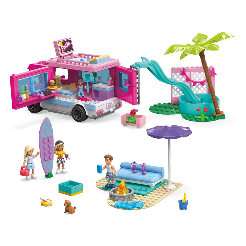 Load image into Gallery viewer, Mattel barbie droom camper avontuur bouwset, 580dlg.
