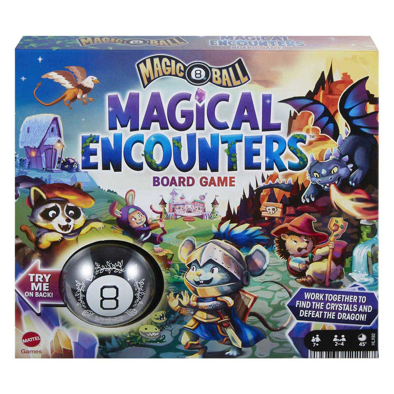 Load image into Gallery viewer, Mattel magic 8 ball magische ontmoetingen bordspel

