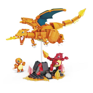 Mattel pokemon mega charmander evolutie set