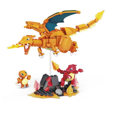 Mattel pokemon mega charmander evolutie set