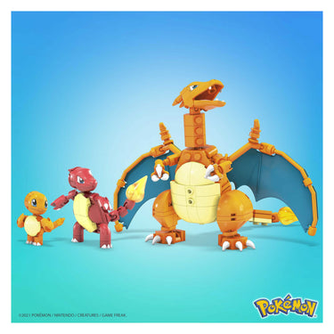Mattel pokemon mega charmander evolutie set