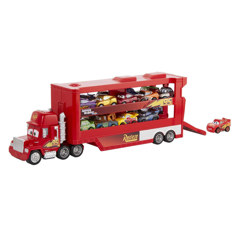 Load image into Gallery viewer, Mattel Pixar Mack Miniracers Transporter met 1 Miniracer
