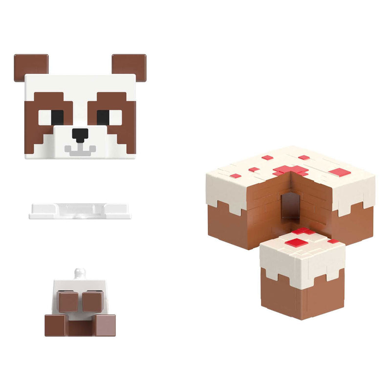 Load image into Gallery viewer, Mattel minecraft mob hoofd mini panda speelhuis speelset
