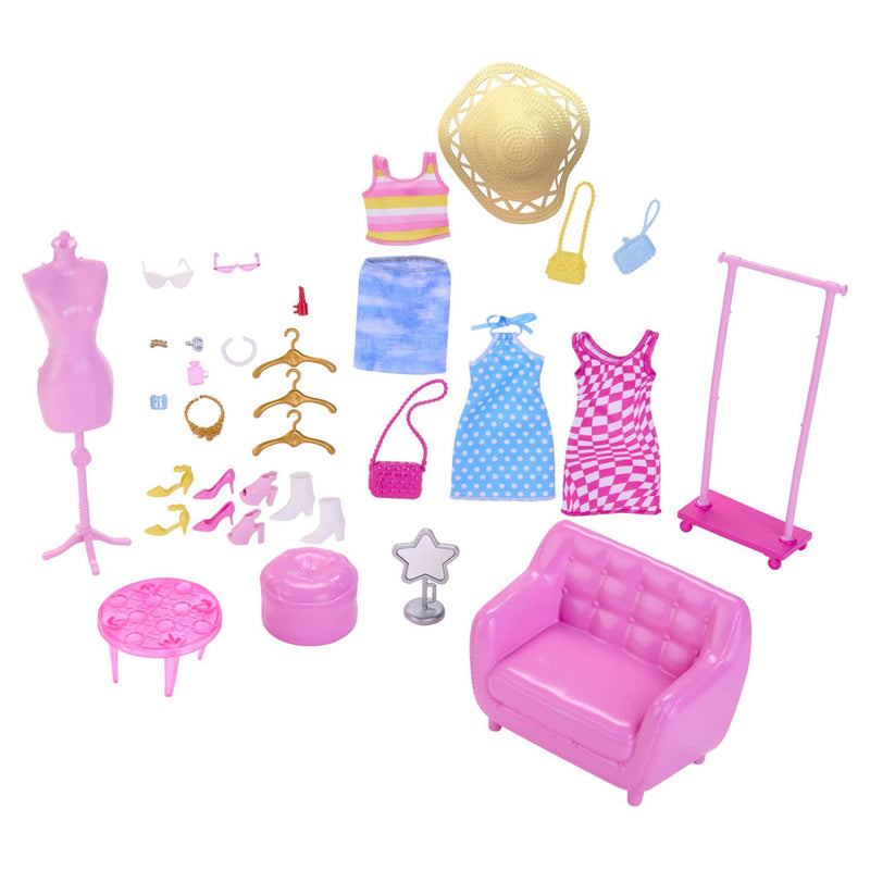 Load image into Gallery viewer, Mattel Fashionista Pop met Kledingrek
