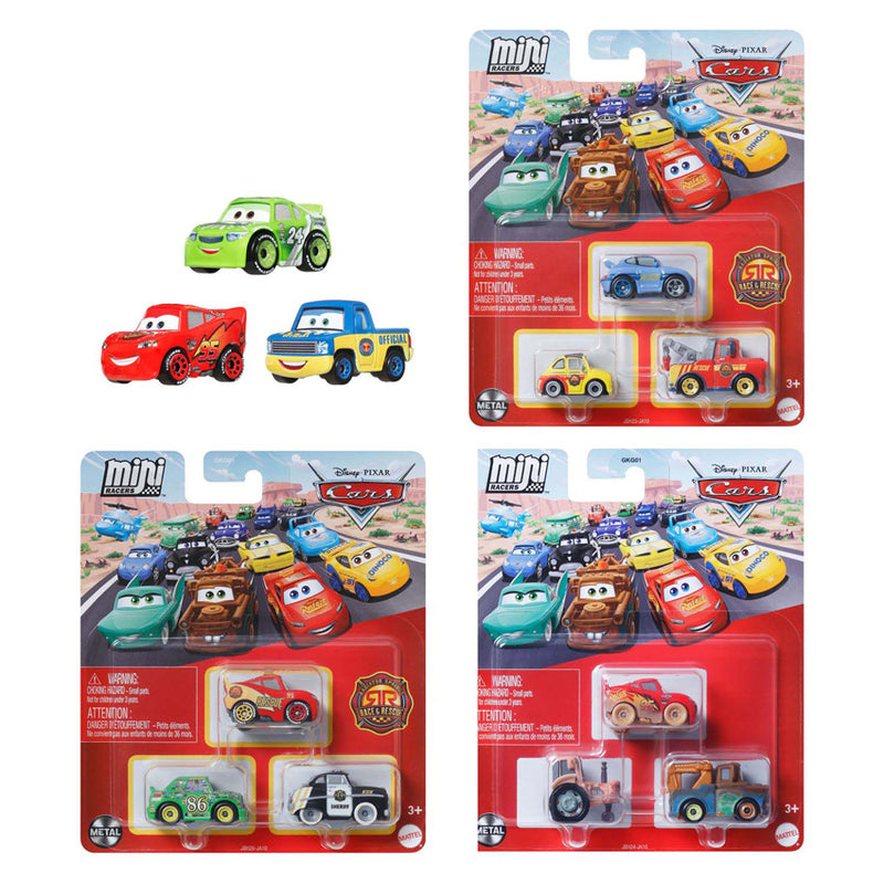 Load image into Gallery viewer, Mattel disney pixar cars mini racers auto's, 3st.
