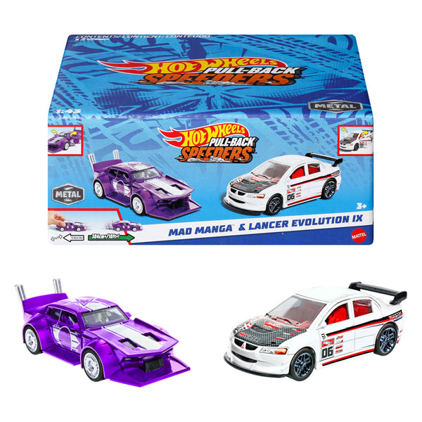 Load image into Gallery viewer, Hot Wheels Pull-back Raceauto's, 2st.
