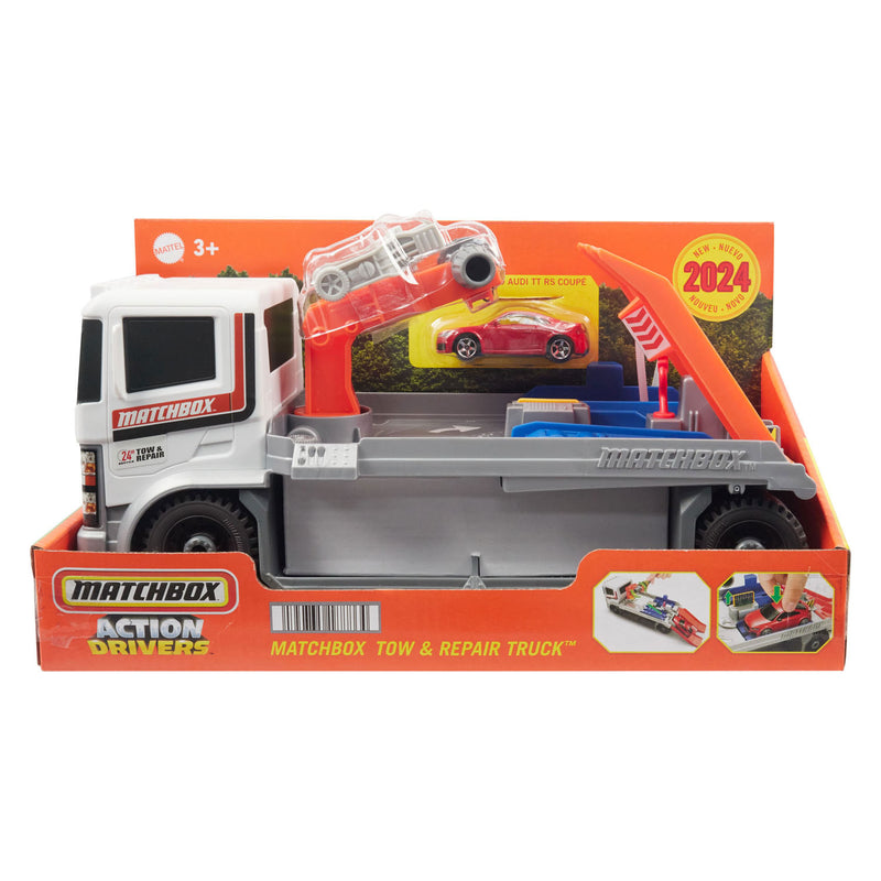 Load image into Gallery viewer, Mattel matchbox reperatie- en takelwagen
