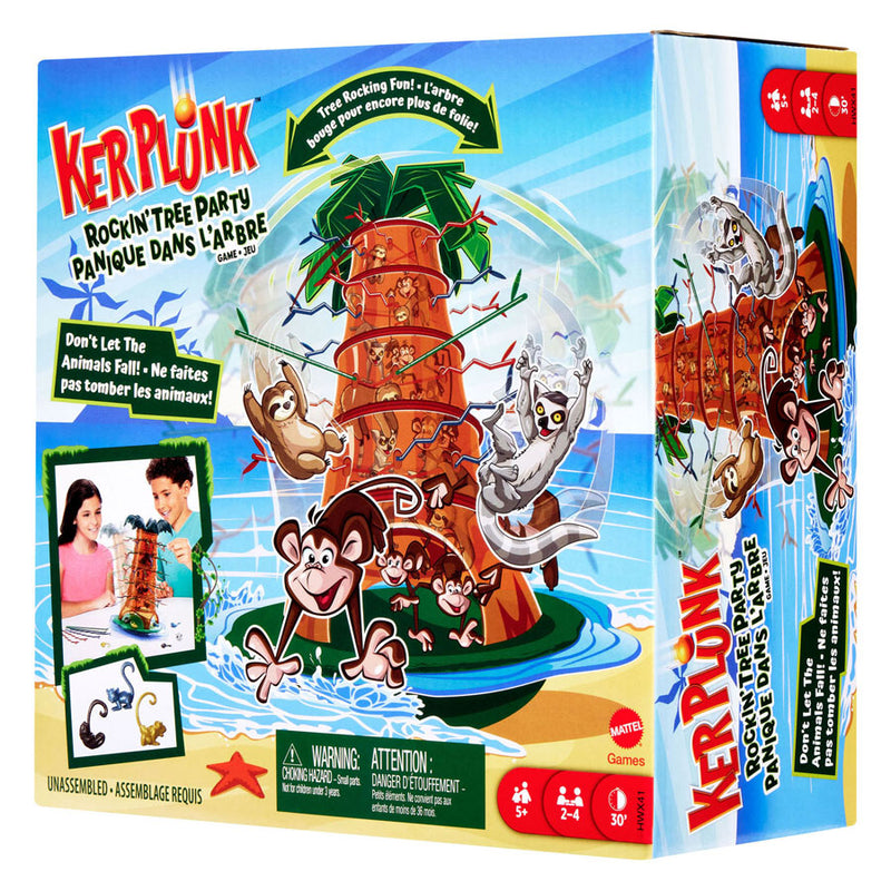 Load image into Gallery viewer, Mattel vallende aapjes schommelend boomfeest kinderspel
