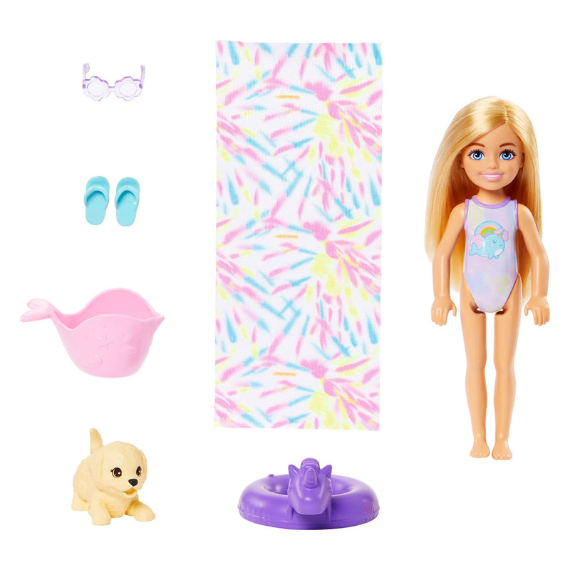 Load image into Gallery viewer, Mattel barbie chelsea waterglijbaan speelset
