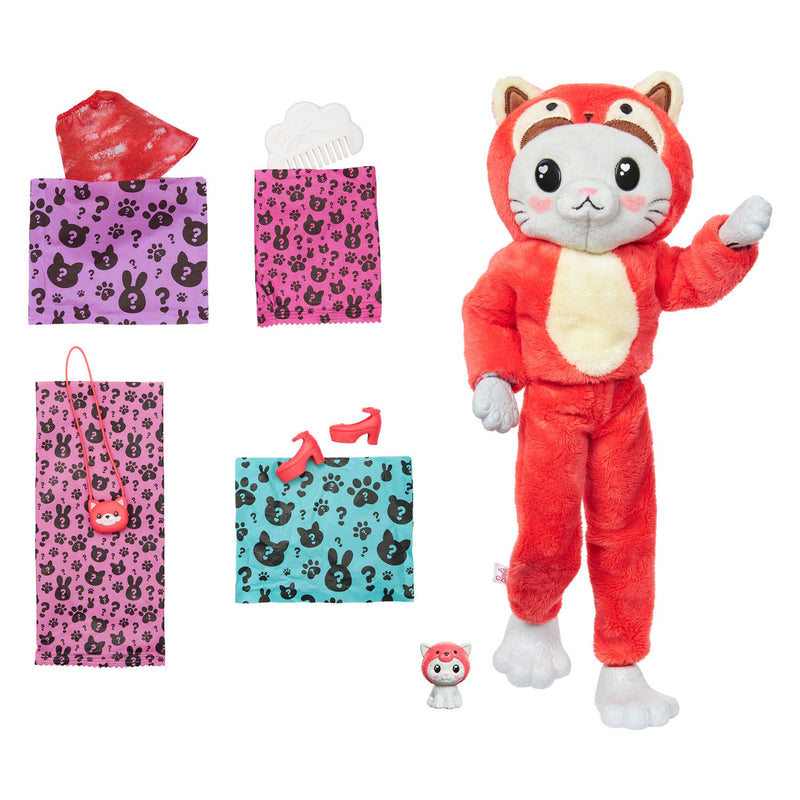 Load image into Gallery viewer, Mattel barbie cutie reveal modepop red panda
