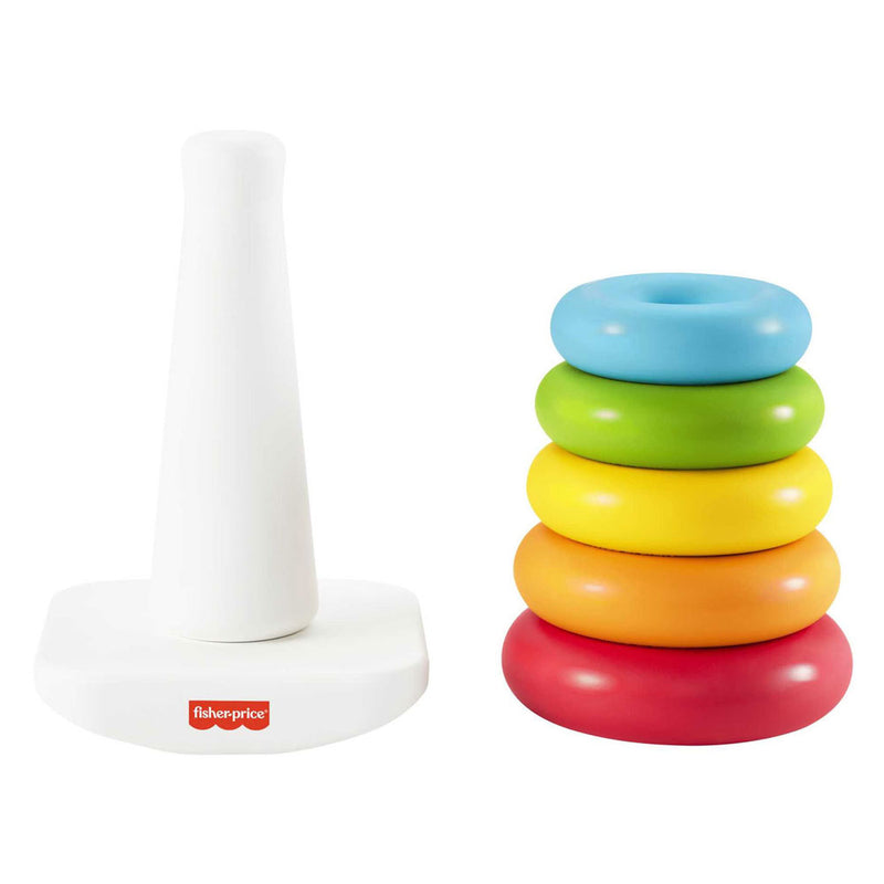 Load image into Gallery viewer, Fisher-price kleurenringpiramide - stapelspeelgoed
