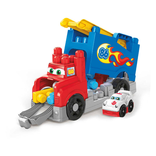 Mattel mega bloks bouw- en racetruck - 16dlg.