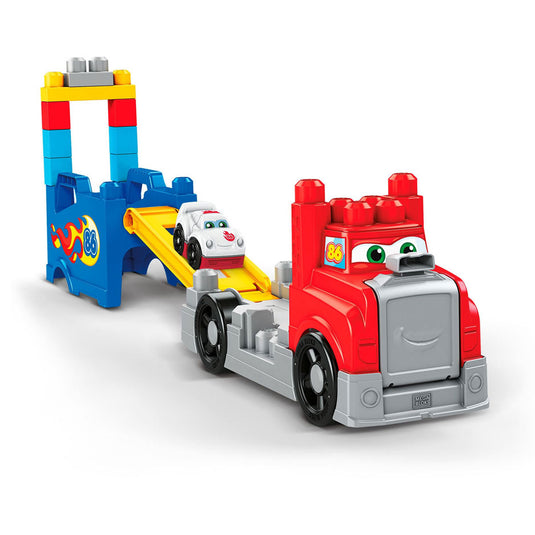Mattel mega bloks bouw- en racetruck - 16dlg.