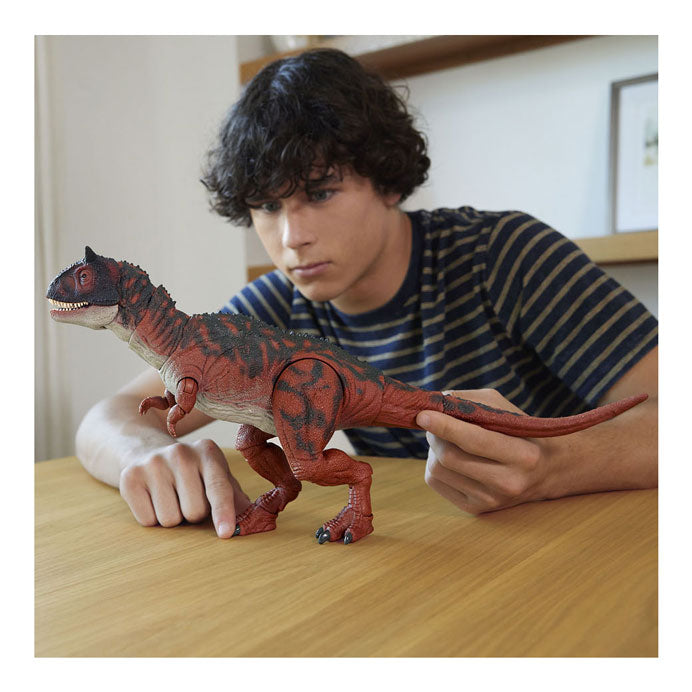 Load image into Gallery viewer, Mattel Jurassic World Hammond Collectie Carnotaurus Dinosaurus Speelfiguur
