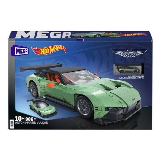 Hot wheels mega aston martin vulcan bouwset - 986dlg.