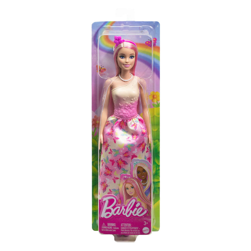 Load image into Gallery viewer, Mattel Koninklijke pop met roze en blond haar, rok met vl
