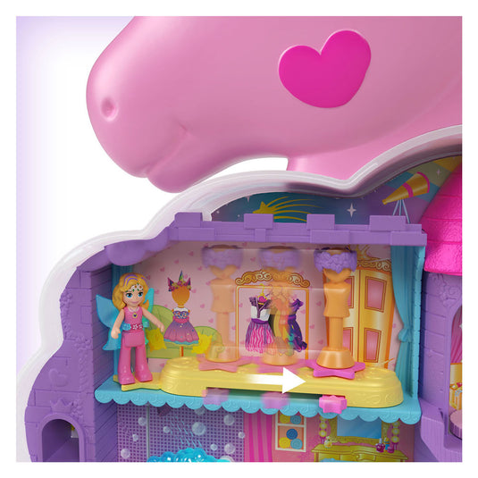 Mattel polly pocket salon van de regenboog eenhoorn speelset