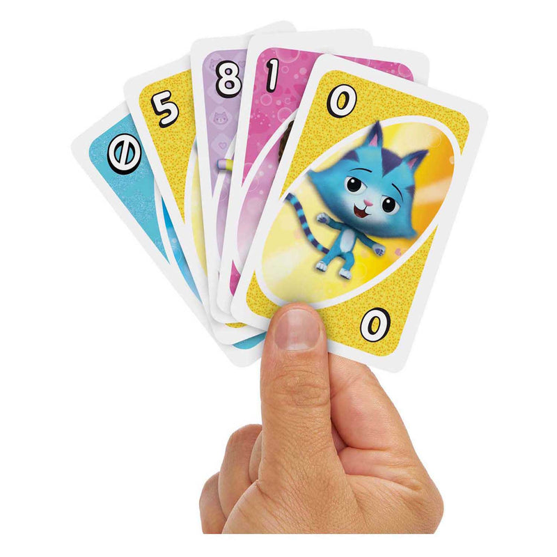 Load image into Gallery viewer, Mattel uno junior dreamworks gabbys dollhouse kaartspel
