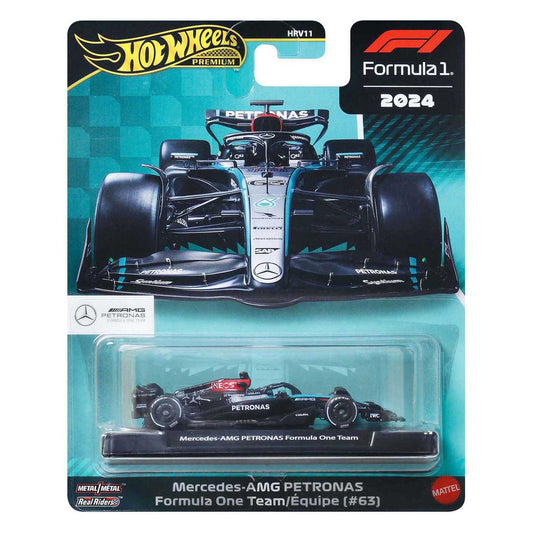 Hot wheels george russell mercedes-benz formule 1 raceauto 1:64