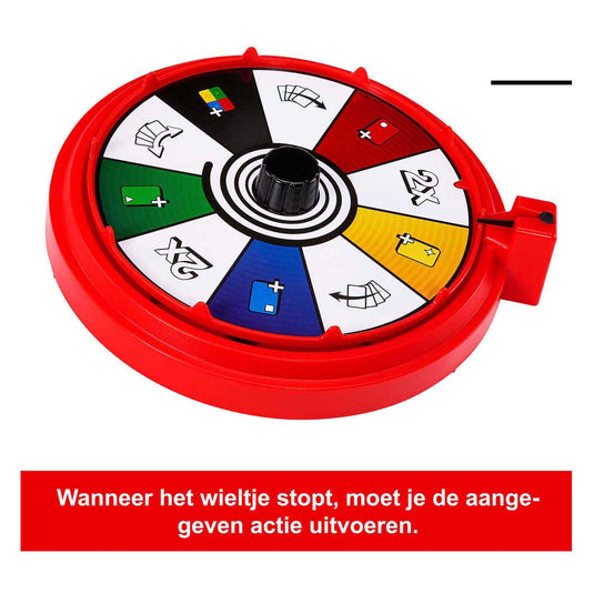 Mattel games uno spin kaartspel