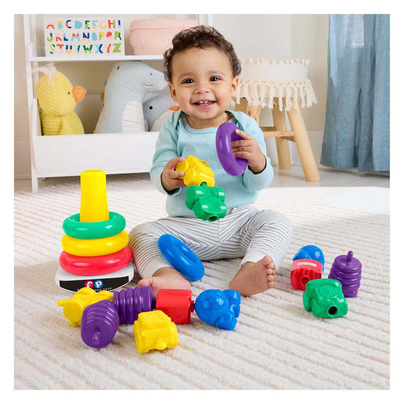 Load image into Gallery viewer, Fisher price stapeltoren en klikkralen
