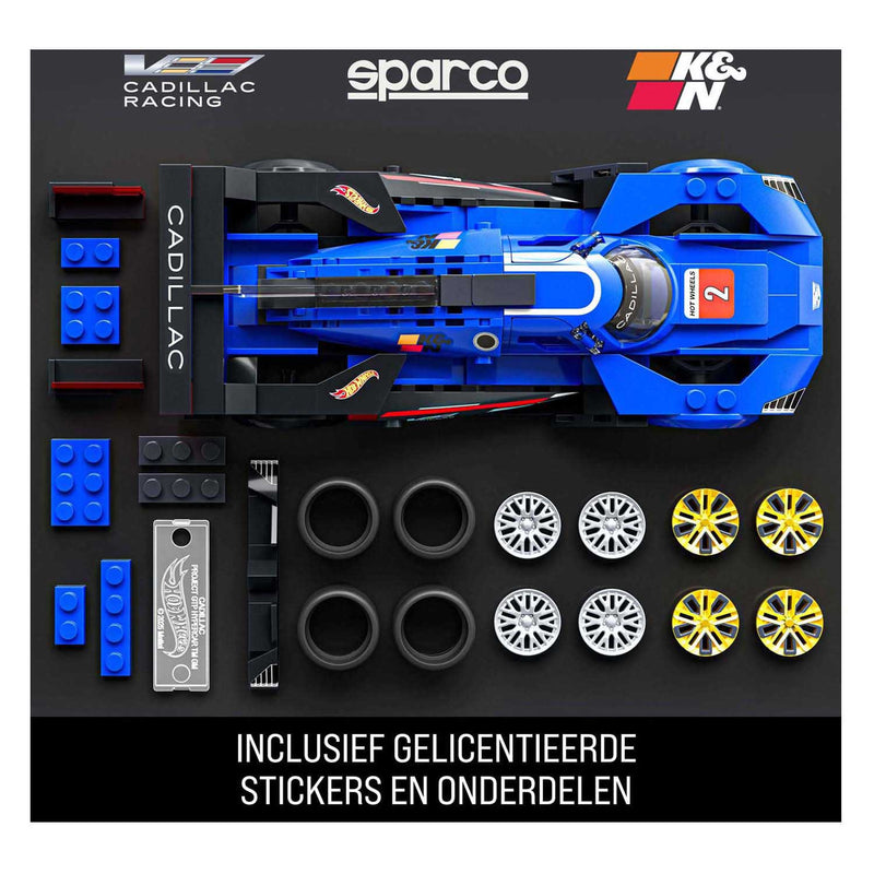 Load image into Gallery viewer, Hot wheels brick shop speed series cadillac 1:32 bouwset - 236dlg.
