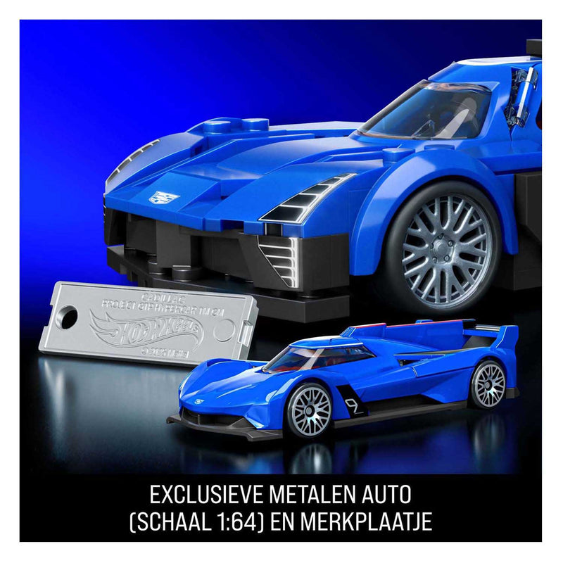 Load image into Gallery viewer, Hot wheels brick shop speed series cadillac 1:32 bouwset - 236dlg.
