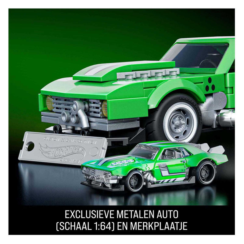 Load image into Gallery viewer, Mattel brick shop hot wheels speed serie - custom '68 camaro - bouwspeelgoed - 289 onderdelen
