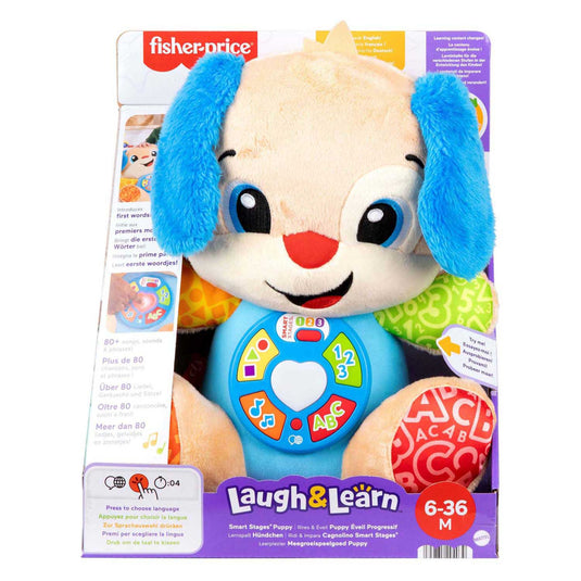 Fisher-price leerplezier meegroeispeelgoed puppy - muzikale knuffel