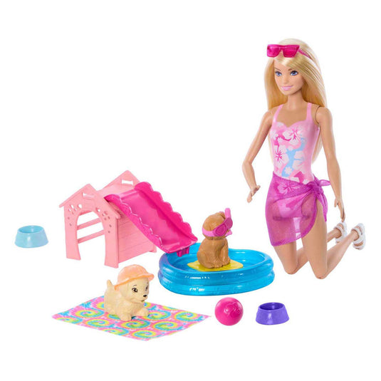 Mattel barbie zwemfeest pop speelset