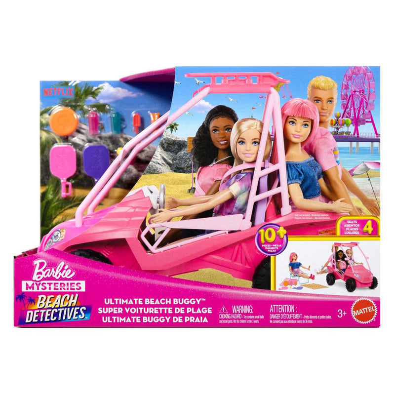Load image into Gallery viewer, Barbie mysteries beach detectives ultieme strandbuggy, pop, voertuig en accessoires
