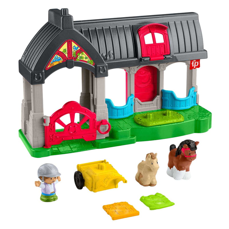 Load image into Gallery viewer, Mattel fisher price little people paardenstal
