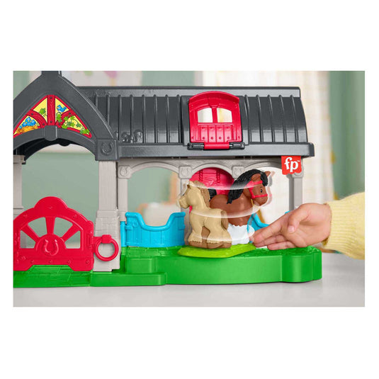 Fisher-price little people vriendelijke paardenstal - speelfiguur