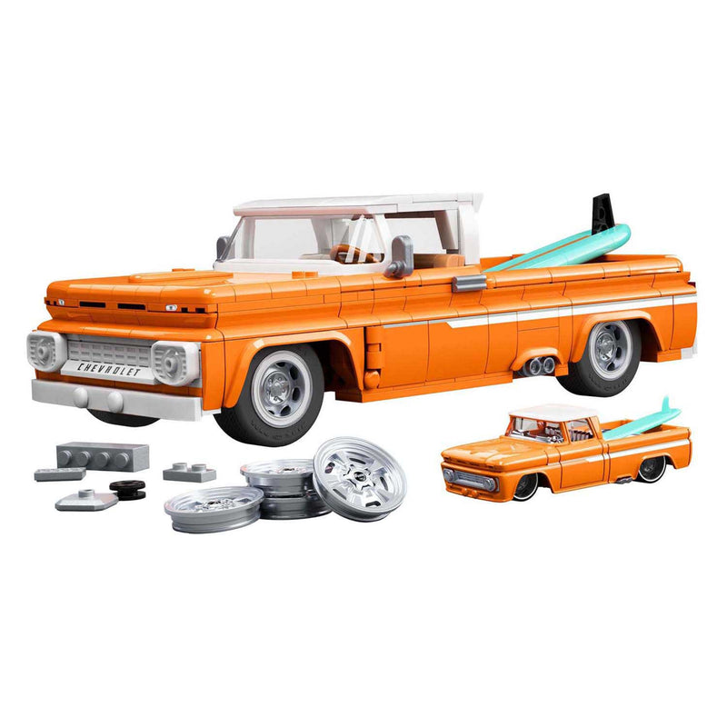Load image into Gallery viewer, Hot wheels brick shop elite series chevy 1:32 bouwset - 858dlg.
