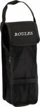 Engelhart jeu de boules opbergtas – zwart – geschikt voor 3 boulesballen – pétanque tasje met handvat – klittenbandsluiting – boules accessoire –