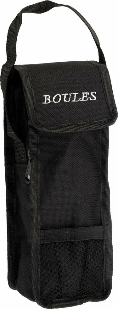 Engelhart jeu de boules opbergtas – zwart – geschikt voor 3 boulesballen – pétanque tasje met handvat – klittenbandsluiting – boules accessoire –